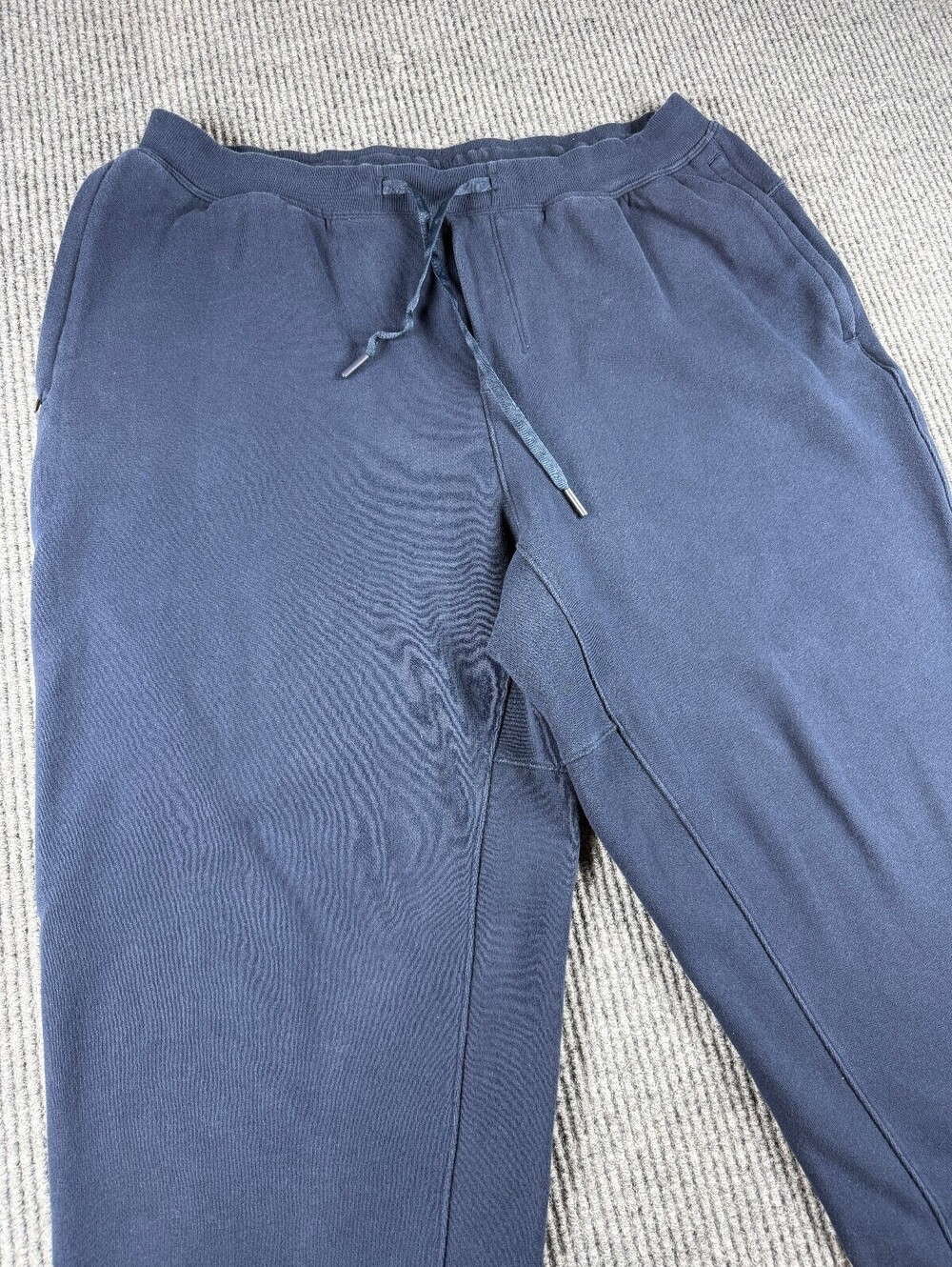 Lululemon Steady State Joggers Mens XL Navy Fleece Sweatpants LM5AVSS Athletic